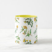 Gelbe Blumen Tasse (Zentrum)