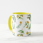 Gelbe Blumen Tasse (Vorderseite Links)