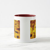 Gelbe Blumen Tasse (Zentrum)