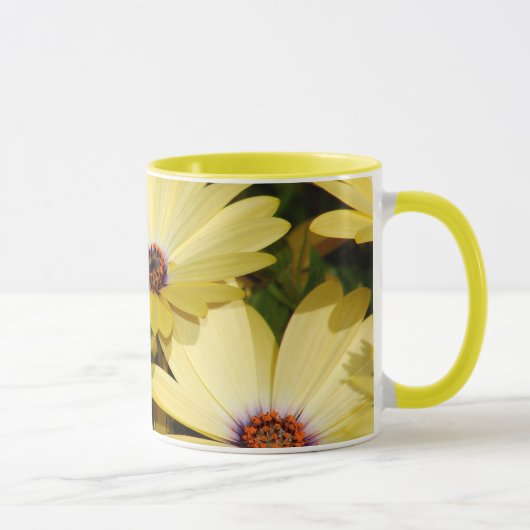 Gelbe Blumen Tasse (Rechts)