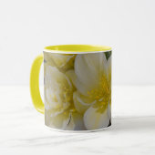 Gelbe Blumen Tasse Cup (Vorderseite Links)