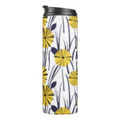 Gelbe Blumen Thermosbecher (Nach rechts gedreht)