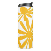 GELBE BLUMEN THERMOSBECHER (Nach links gedreht)