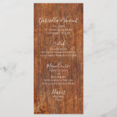 Gelbe Blumen und Brauchtum Menükarte (Rückseite)