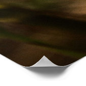 Gelbe Blumen und Schmetterling Poster (Ecke)