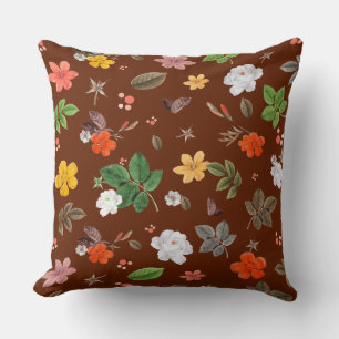 Gelbe Blumen und weiße Rosen 12 Kissen