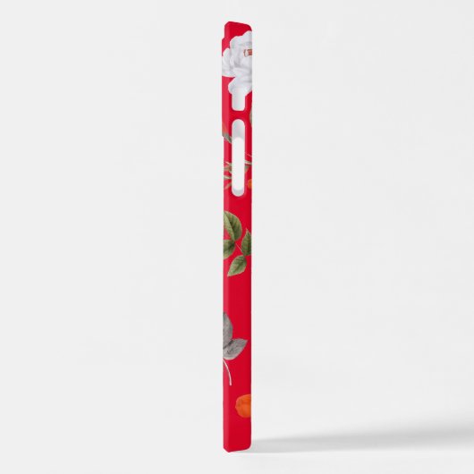 Gelbe Blumen und weiße Rosen 13 iPhone Hülle (Linke Seite)