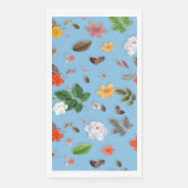 Gelbe Blumen und weiße Rosen 18 Serviette (Vorderseite)