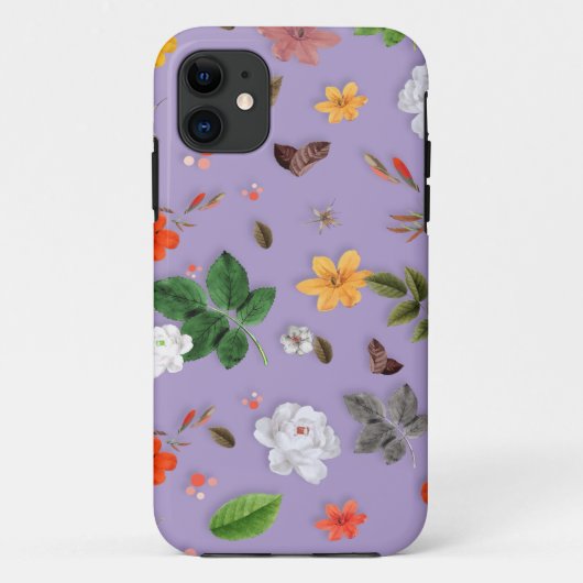 Gelbe Blumen und weiße Rosen 21 Case-Mate iPhone Hülle (Rückseite)