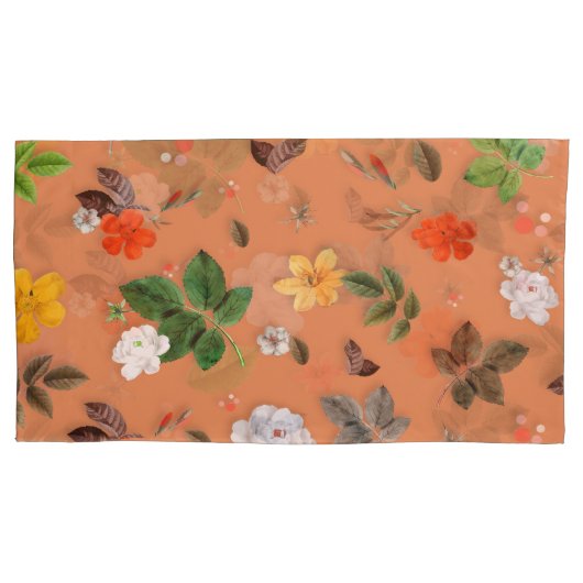 Gelbe Blumen und weiße Rosen 25 Kissenbezug (Vorderseite)