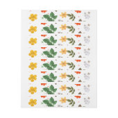 Gelbe Blumen und Weiße Rosen 7 (Bogen)