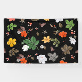 Gelbe Blumen und Weiße Rosen 8 Banner (Horizontal)