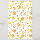 Gelbe Blumen würden sie eher Brautparty spielen (Rückseite)