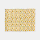 Gelbe Blumen Zweige Decke (Vorderseite (Horizontal))