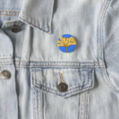 Gelbe Blumenkarte Button (Beispiel)