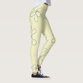 gelbe Blumenleggings Leggings (Rechts)