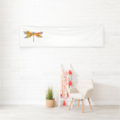 Gelbe Blumenlibelle Banner (InSitu)