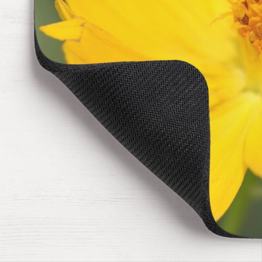 Gelbe Blumenmousepad Mousepad (Ecke)