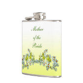 Gelbe Blumenmutter Flachmann (Links)