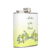 Gelbe Blumenmutter Flachmann (Rechts)