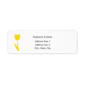 Gelbe Blumenstrauß Weiß Einfache Elegante Custom (Vorne)