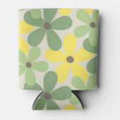 Gelbe Blüte Elegante Wasserfarben Botanisch Dosenkühler (Vorderseite)