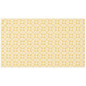 Gelbe Blüte Elegantes Muster Chic Modernes Ostern Tischdecke (Vorderseite (Horizontal))