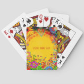 "Gelbe Blüte" Inspirivity Play Cards Spielkarten (Rückseite)