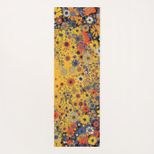 Gelbe Blüte Yogamatte (Rückseite)
