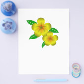 Gelbe Blüten aus Damiana Flyer (Einzeln)