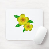 Gelbe Blüten aus Damiana Mousepad (Mit Mouse)