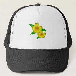 Gelbe Blüten aus Damiana Truckerkappe