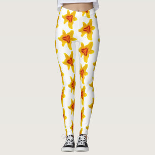 Gelbe Blüten aus Kanada Leggings