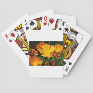 Gelbe Blüten Blume Kunst Liebe Schicksal Spielkarten