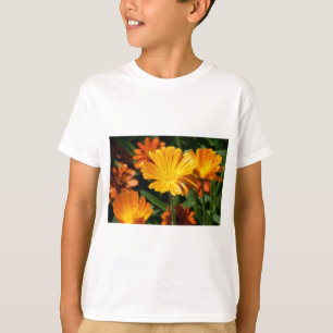 Gelbe Blüten Blume Kunst Liebe Schicksal T-Shirt