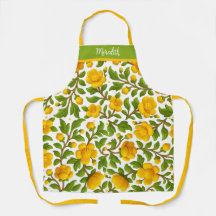 Gelbe Blüten und grüne Blätter