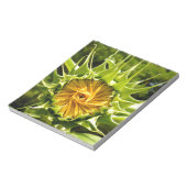 Gelbe Blütenblume Notizblock (Rotiert)