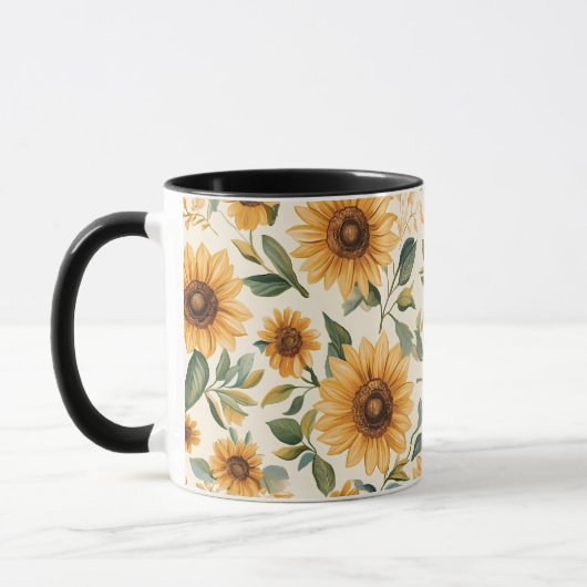 Gelbe Blütenblume Tasse (Links)