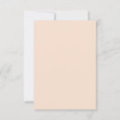 Gelbe Blütenbutter Hochzeitscode qr RSVP Karte (Rückseite)