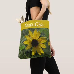 Gelbe Blütennatur Foto Helle Wilde Blume Tasche