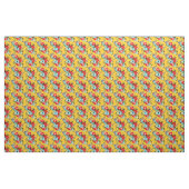 Gelbe Blütenstreifen-Mischung Stoff (Yard (91,4 cm))