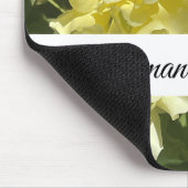 Gelbe botanische Blume Mousepad (Ecke)