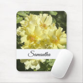 Gelbe botanische Blume Mousepad (Mit Mouse)