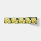 Gelbe Botanische Blumen Satinband (Vorderseite)