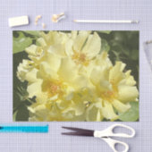 Gelbe Botanische Blumen Seidenpapier (Handwerk)