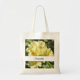 Gelbe Botanische Blumen Tragetasche