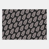 Gelbe botanische Umschlagpapier Geschenkpapier Set (Vorderseite 3)