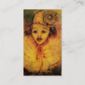 GELBE, braun Visitenkarte (Rückseite)