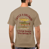 Gelbe Brechen T-Shirt (Rückseite)