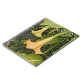 Gelbe Brugmansie Bloom Floral Notizblock (Linke Seite)